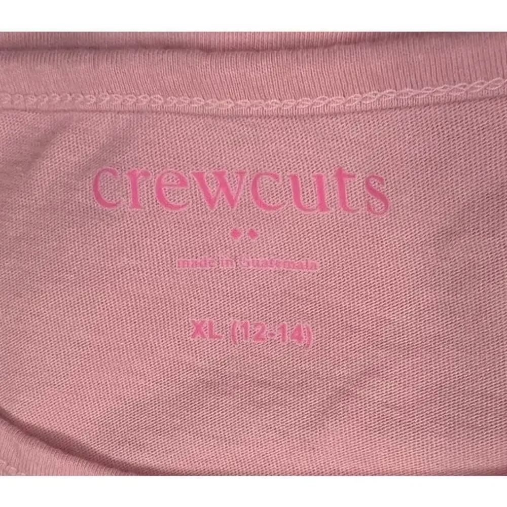 EUC Crewcuts Girl's Twist Shirt in Pink